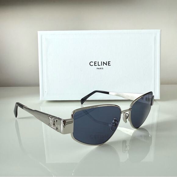 NEW!!! Celine metal Triomphe sunglasses CL40293U 16V Authentic Retail 650$ - Picture 3 of 9